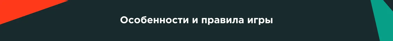 Особенности и правила игры